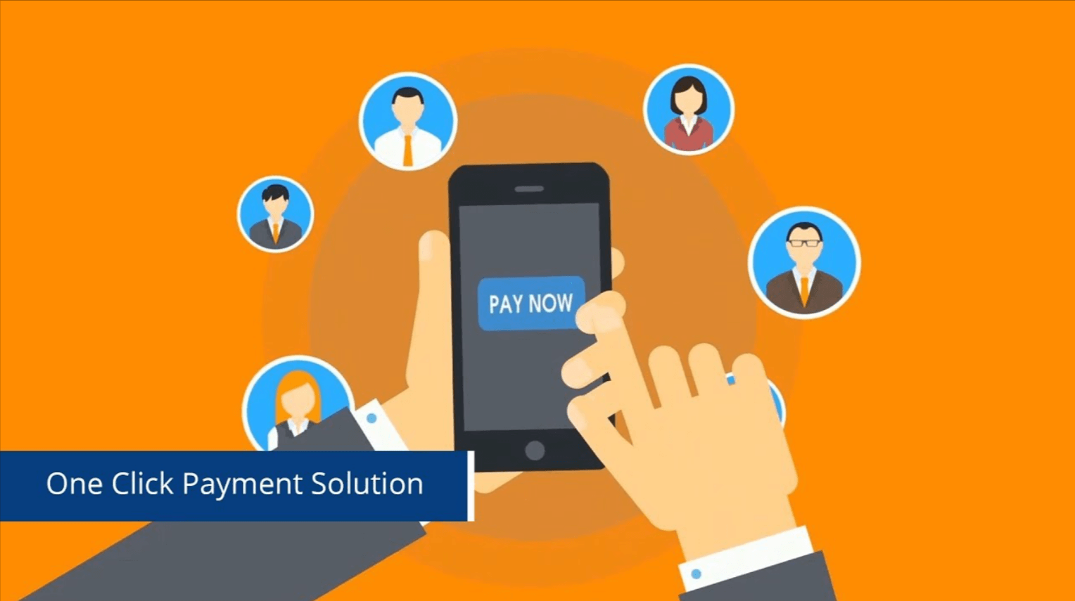 Payment solutions. One click. In one click.