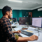 no-code AI application layout template