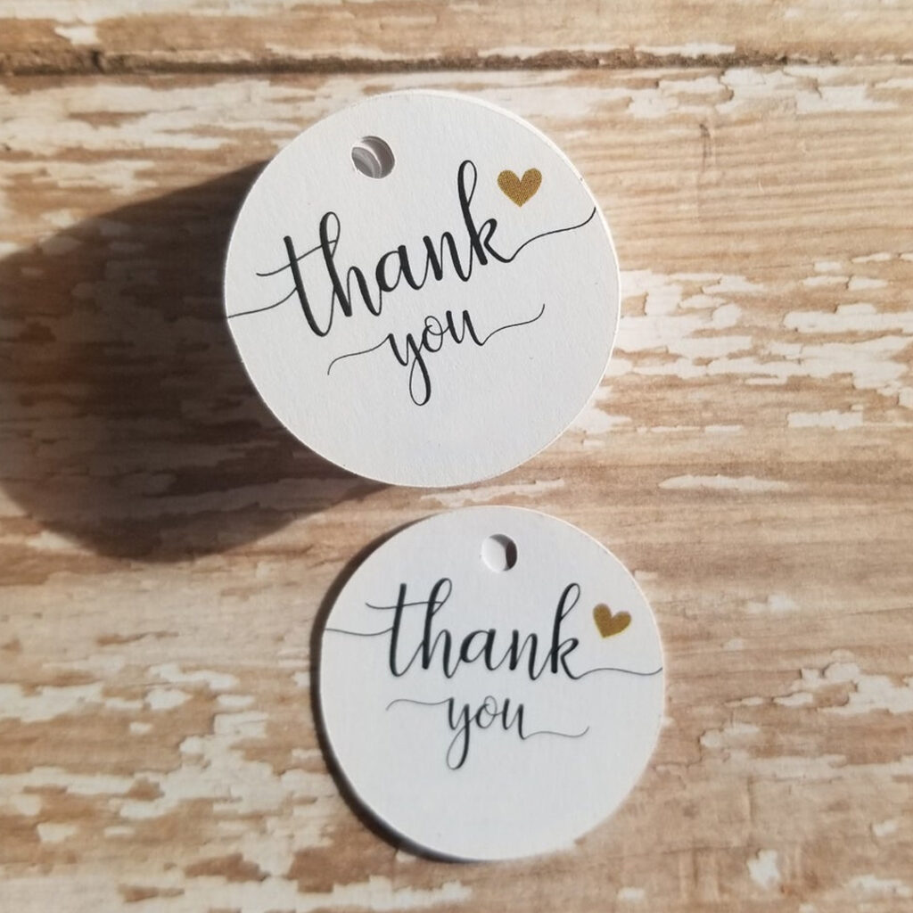 Round Tags for Distinct Product Identity and Brand Messaging
